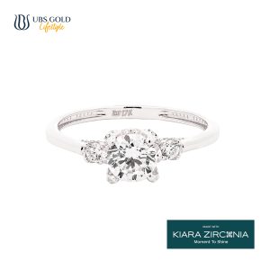UBS Gold Cincin Emas Solitaire - Cc17260 - 17K