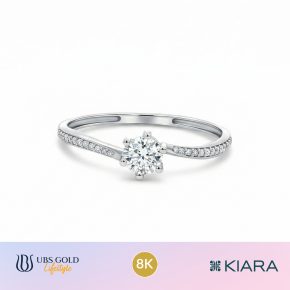 UBS Gold - Cincin Emas Solitaire - 8K - Cc17672K