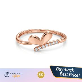 UBS Gold - Cincin Emas Millie Molly - 8K - Cc17763K