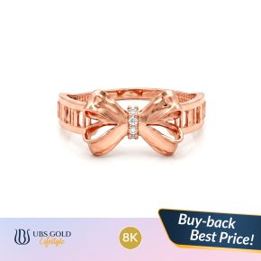 UBS Gold - Cincin Emas Brigita - 8K - Ccs3982K