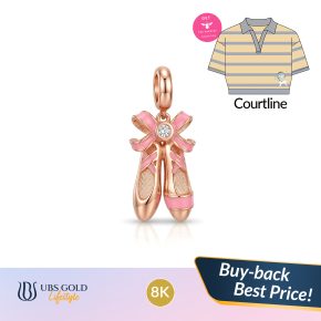 UBS Gold - Liontin Emas Athlezza Charmee Meet Bianca - 8K - Cdl0307KB