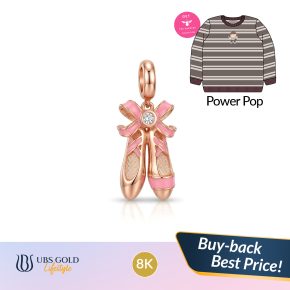 UBS Gold - Liontin Emas Athlezza Charmee Meet Bianca - 8K - Cdl0307KB