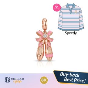 UBS Gold - Liontin Emas Athlezza Charmee Meet Bianca - 8K - Cdl0307KB