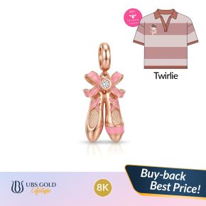 UBS Gold - Liontin Emas Athlezza Charmee Meet Bianca - 8K - Cdl0307KB