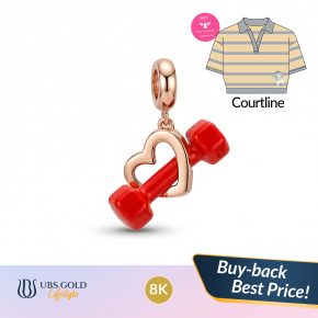 UBS Gold - Liontin Emas Athlezza Charmee Meet Bianca - 8K - Cdl0311KB