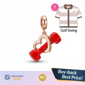 UBS Gold - Liontin Emas Athlezza Charmee Meet Bianca - 8K - Cdl0311KB