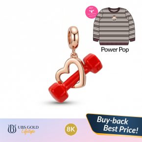 UBS Gold - Liontin Emas Athlezza Charmee Meet Bianca - 8K - Cdl0311KB