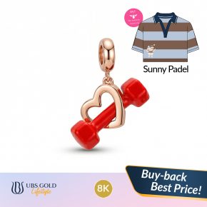 UBS Gold - Liontin Emas Athlezza Charmee Meet Bianca - 8K - Cdl0311KB