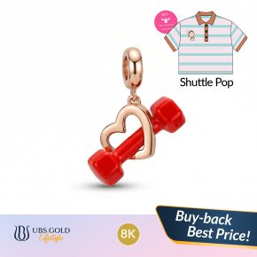 UBS Gold - Liontin Emas Athlezza Charmee Meet Bianca - 8K - Cdl0311KB