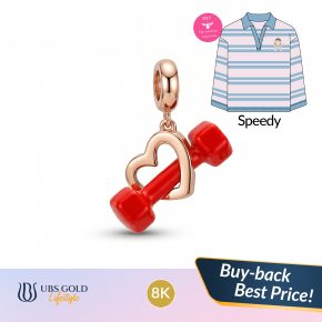 UBS Gold - Liontin Emas Athlezza Charmee Meet Bianca - 8K - Cdl0311KB