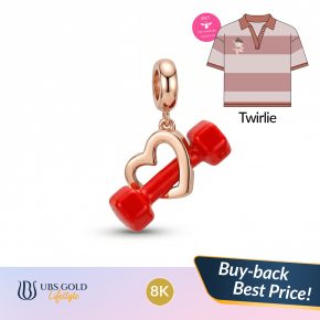 UBS Gold - Liontin Emas Athlezza Charmee Meet Bianca - 8K - Cdl0311KB