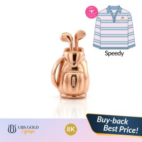 UBS Gold - Liontin Emas Athlezza Charmee Meet Bianca - 8K - Cdm0501KB