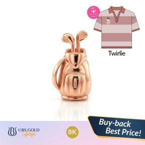 UBS Gold - Liontin Emas Athlezza Charmee Meet Bianca - 8K - Cdm0501KB