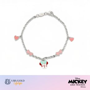 UBS Gold - Gelang Emas Anak Disney Minnie Mouse - 17K - Hgy0209