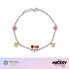 UBS Gold - Gelang Emas Anak Disney Minnie Mouse - 17K - Hgy0211