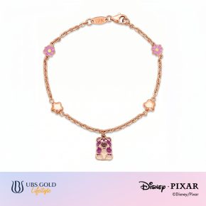 UBS Gold - Gelang Emas Anak Disney Lotso - 17K - Hgy0218
