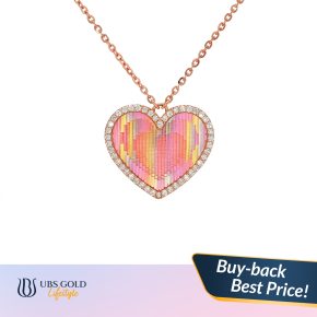 UBS Gold - Kalung Emas Rainbow - 17K - K6k0182