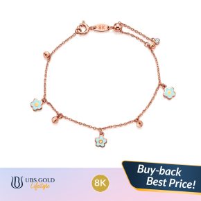 UBS Gold - Gelang Emas Millie Molly Blossom - 8K - Kgv7872K