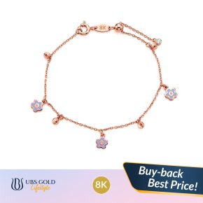 UBS Gold - Gelang Emas Millie Molly Blossom - 8K - Kgv7872K