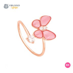UBS Gold Cincin Emas Puffie - Ksc0842K - 8K
