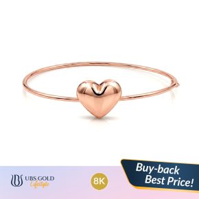UBS Gold - Gelang Emas - Model Hati - 8K - Vge7726K