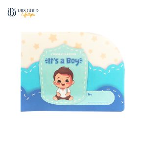 Kartu Ucapan UBS Lifestyle Edisi Newborn Baby Boy - Yakkk0481
