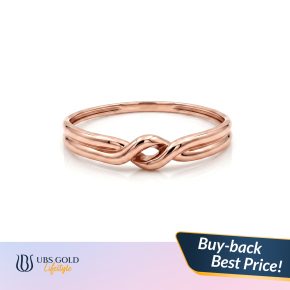 UBS Gold - Cincin Emas - 17K - Model Minimalis -  Cc70918