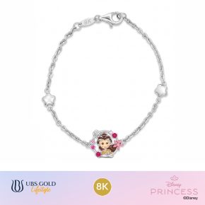 UBS Gold - Gelang Emas Anak Disney Princess Belle - 8K - Hgy0220K