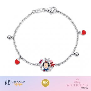 UBS Gold - Gelang Emas Anak Disney Princess Snow White - 8K - Hgy0222K