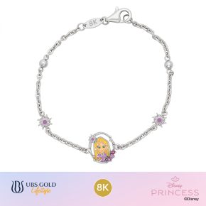 UBS Gold - Gelang Emas Anak Disney Princess Rapunzell - 8K - Hgy0224K