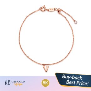 UBS Gold - Gelang Emas Alpha Cheri V - 8K - Kgv8064K