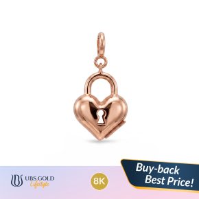 UBS Gold - Liontin Emas - 8K - Model Hati - Alh0719K