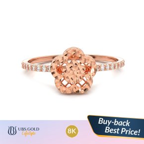 UBS Gold - Cincin Emas Millie Molly - 8K - C7c0001K