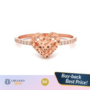 UBS Gold - Cincin Emas Millie Molly - 8K - C7c0002K