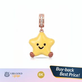 UBS Gold - Liontin Charmee Fluffy Friend - 8K - Star - Cdl0318K
