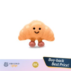 UBS Gold - Liontin Charmee Fluffy Friend - 8K - Croissant - Cdm0526K