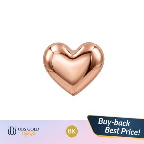 UBS Gold - Liontin Emas Charmee - 8K - Model Hati - Cdm0529K