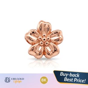 UBS Gold - Liontin Emas Charmee - 8K - Model Bunga - Cdm0531K