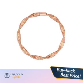 UBS Gold - Gelang Emas Polos Megumi - 17K - Ggvp000405