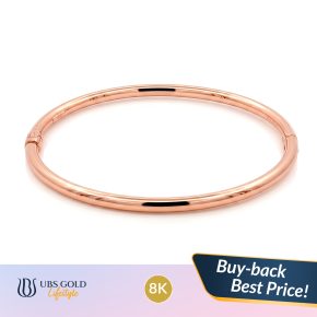 UBS Gold - Gelang Emas Polos - 8K - Qgvp000046K