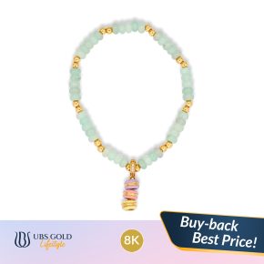 UBS Gold - Gelang Emas Kirana - 8K - Model Macaron - Zgvp000056K